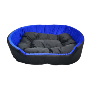 Simple Dog Bed - Black Blue